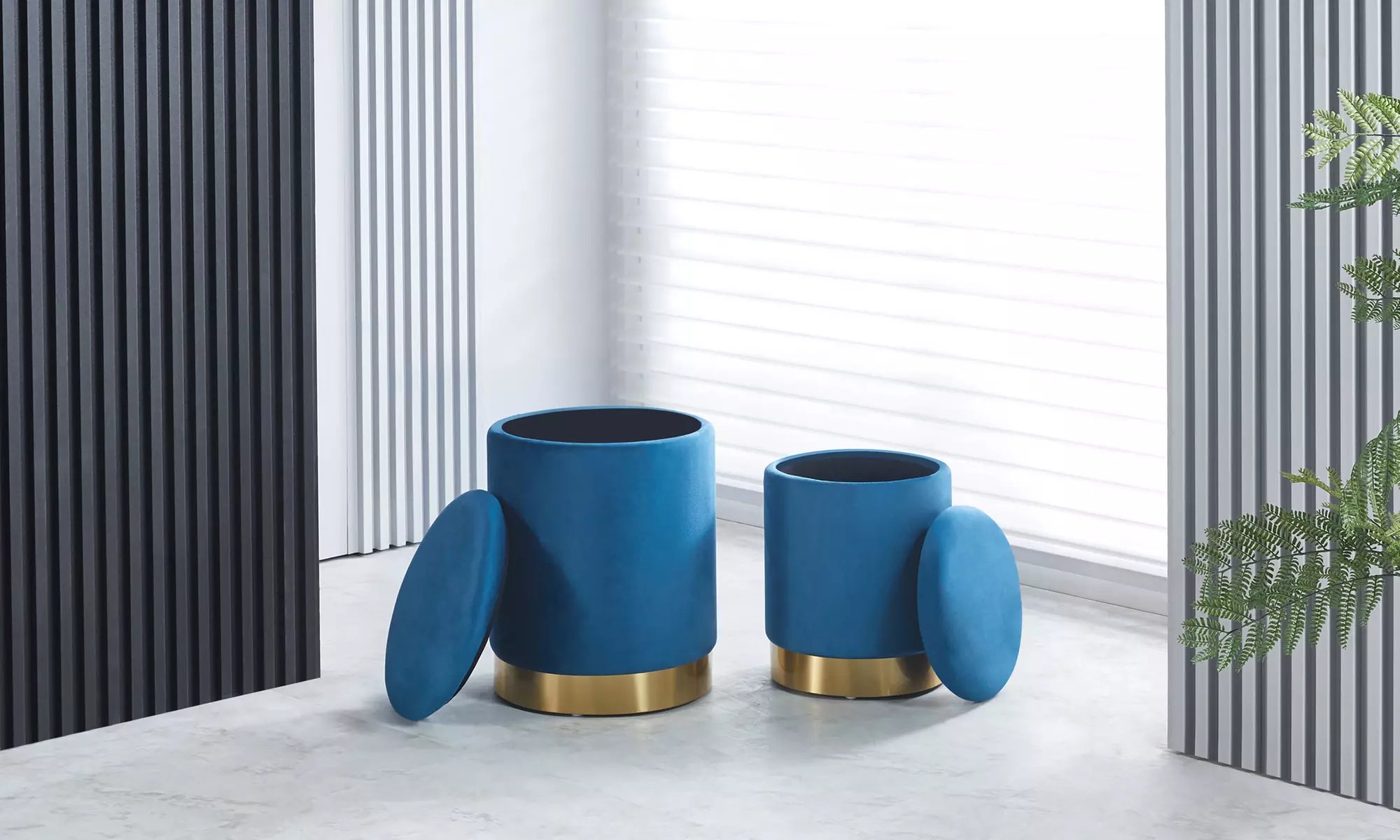 Coppia di pouf Bud&Terence