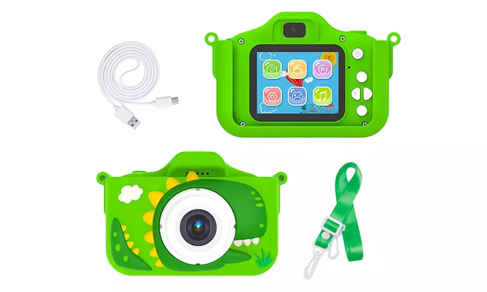 1 o 2 fotocamere digitali Dinosaur per bambini