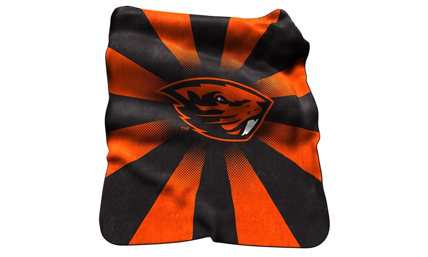 NCAA Raschel Throw Blanket | Groupon Goods