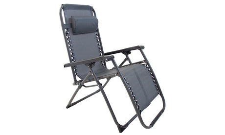 1 o 2 sedie pieghevoli a 3 posizioni, in acciaio