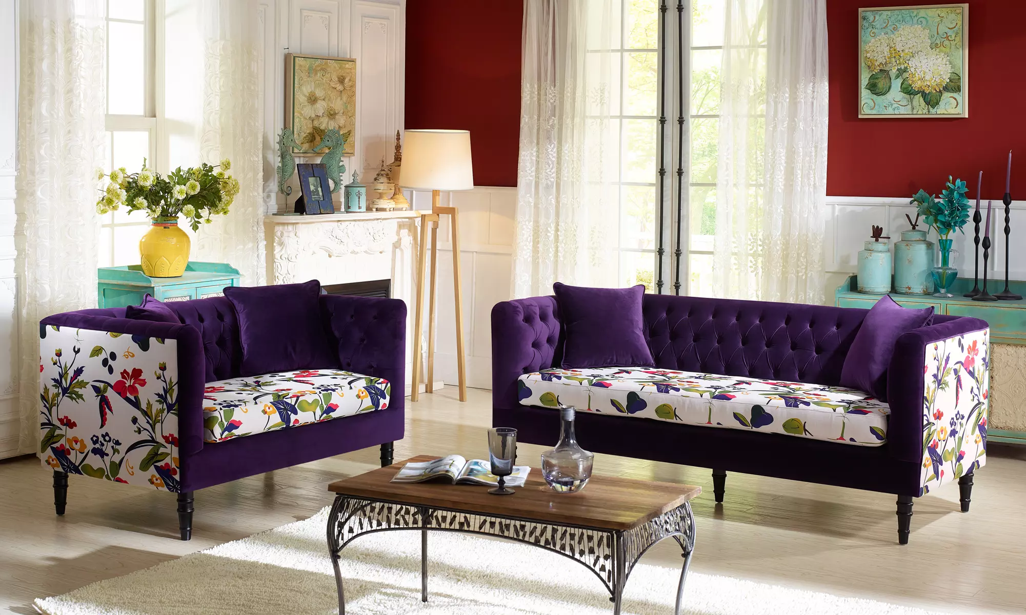 Spring Sofa and Loveseat Set - Primary Image