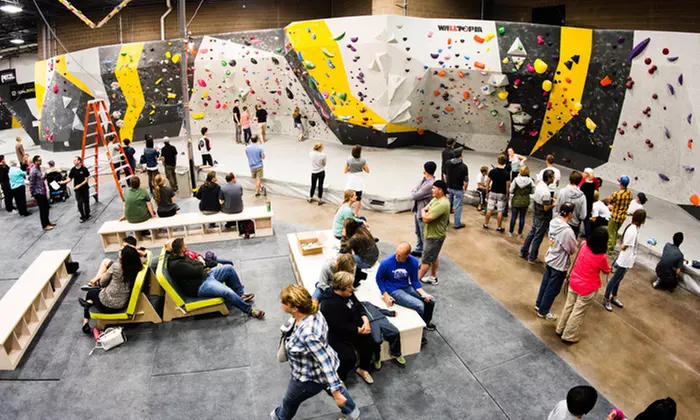 $27 for a Climbing Day Pass and Gear Rental for Two at Momentum Indoor Climbing ($58 Value) - Second Medium