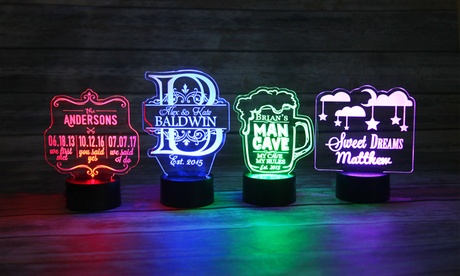 Lampada led per bambini personalizzabile offerta da Cabanyco (sconto 73%)