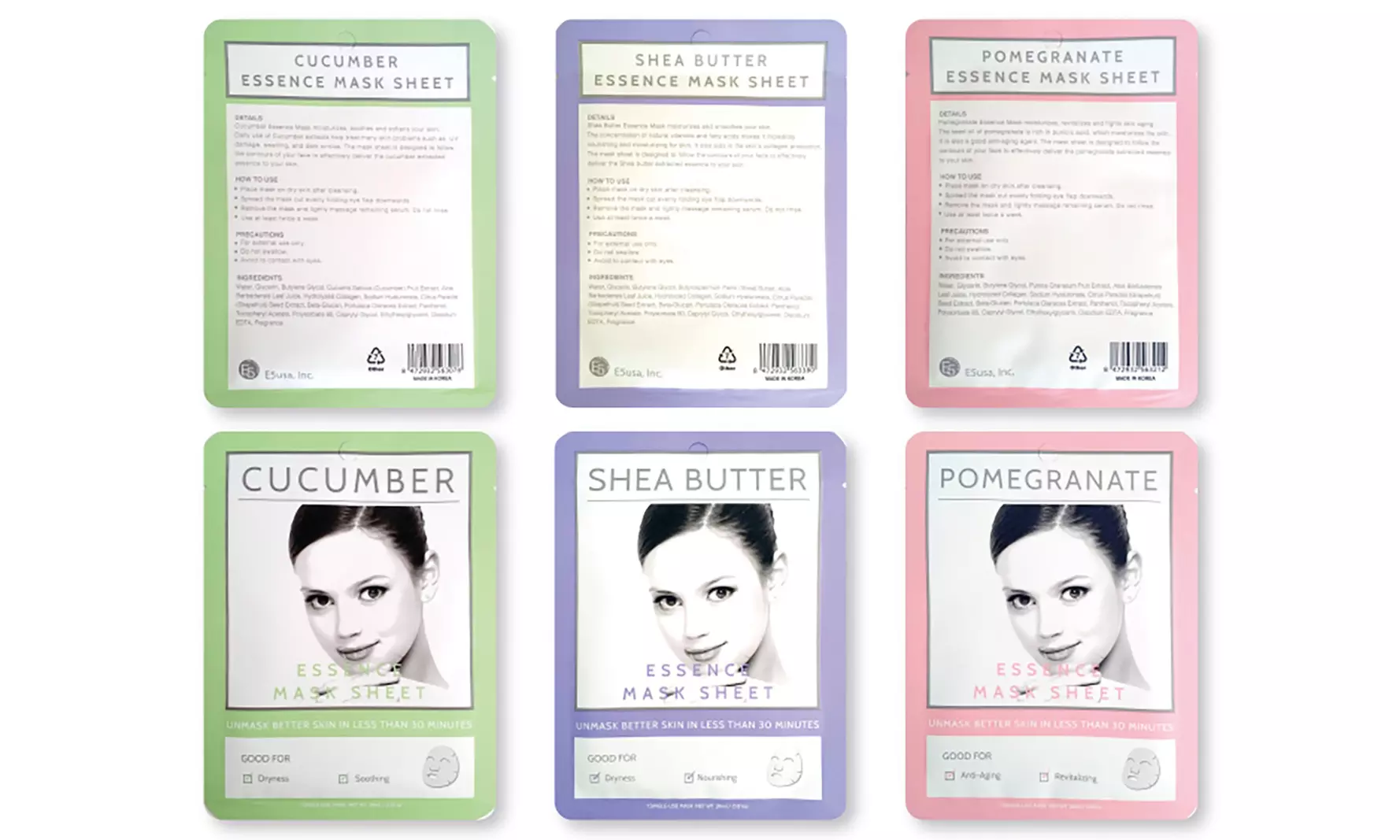 E5 Essence Anti-Aging Facial Masks (24 Pack) - Second Medium