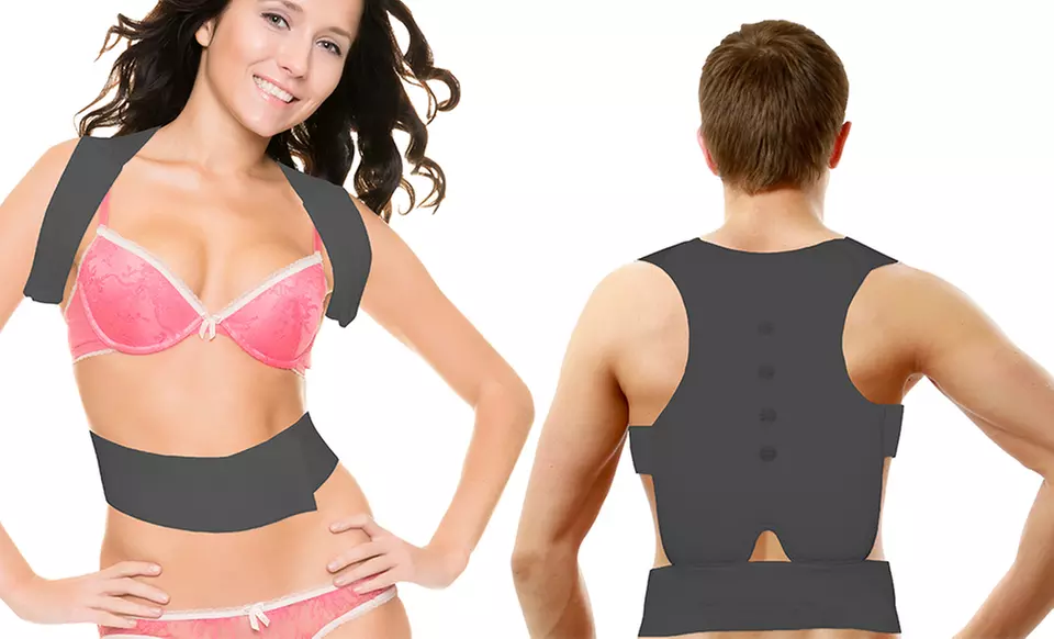 Evertone Posture Support Corrective Back Bridge with Magnetic Therapy - Second Medium