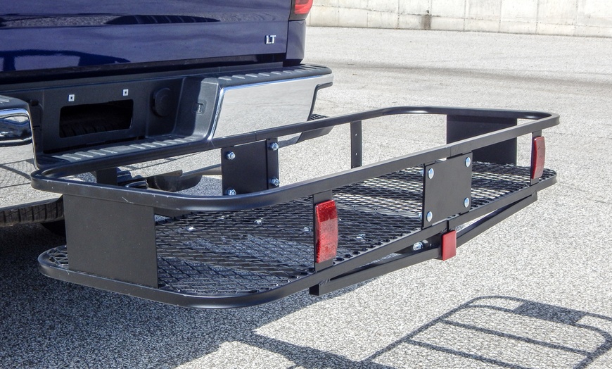 Foldable Hitch Cargo Carrier | Groupon Goods