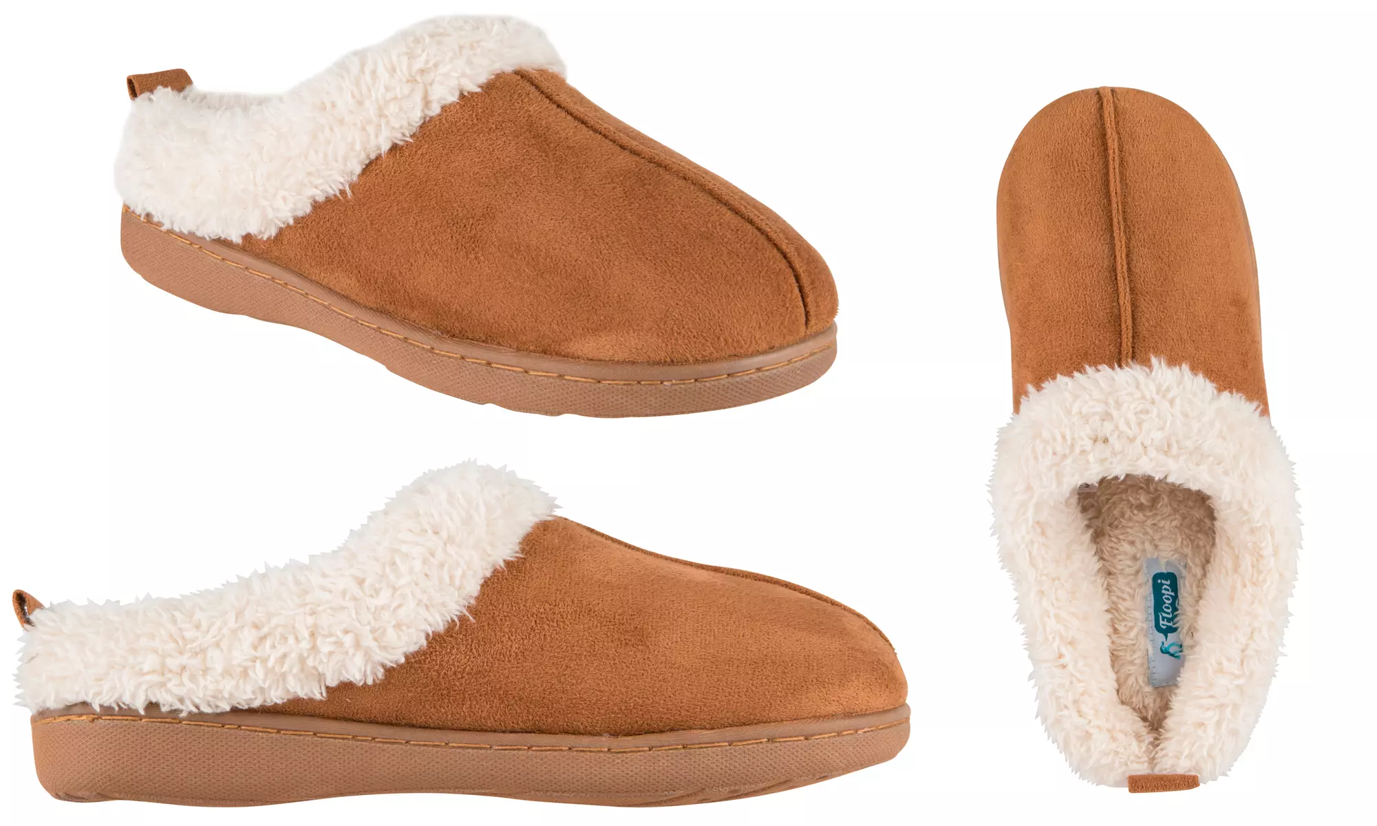 Floopi Women's Indoor-Outdoor Lined Clogs with Memory Foam - Assorted Colors - Second Medium