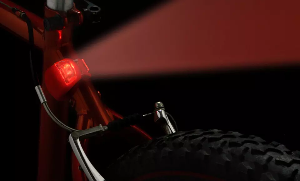 2-Pack of Silicone LED Bicycle Lights - Second Medium