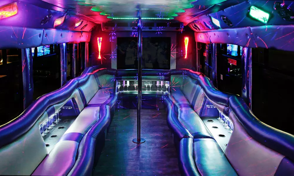 Three- or Five-Hour Party Bus Rental from Mr. Party Bus Limos (Up to 54% Off) - Primary Image