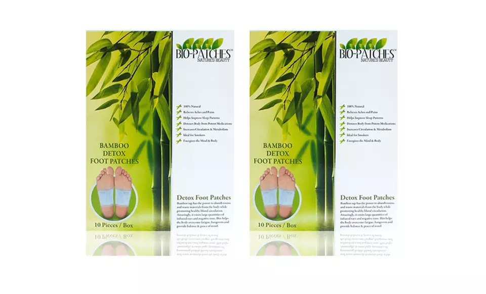 20-Piece Natural Detox Foot Patches in Japanese Bamboo, Lavender, or Rose - Primary Image