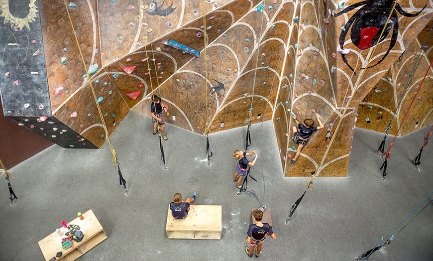 Image 1: Indoor Rock Climbing Pass