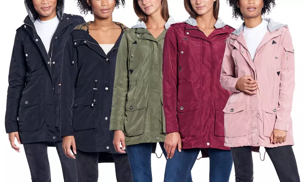 Women's Lightweight Parka. Plus Sizes Available. (Size L) - Primary Image