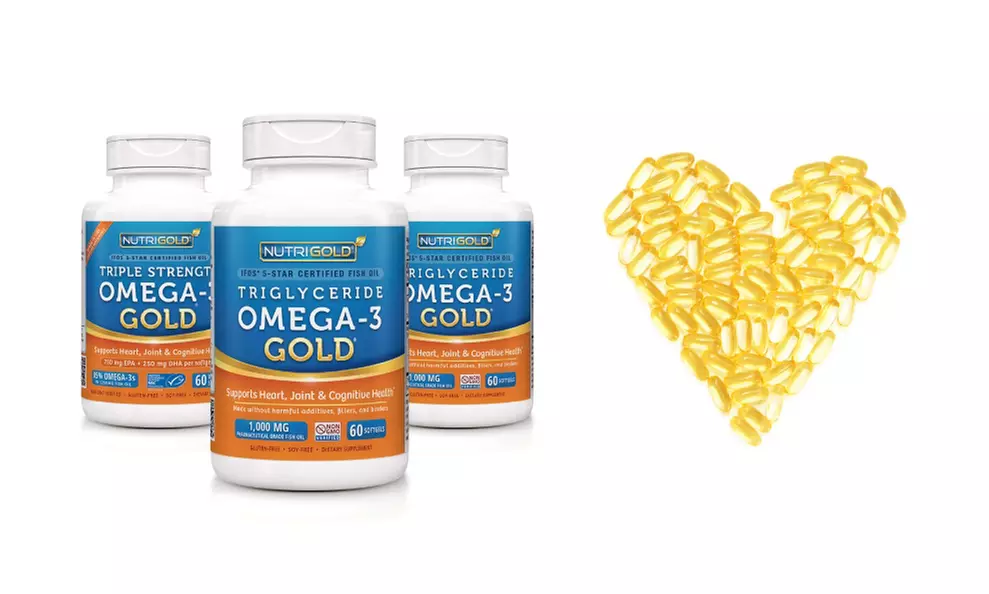 NutriGold Triglyceride Omega-3 Gold, (60-Count) - Primary Image