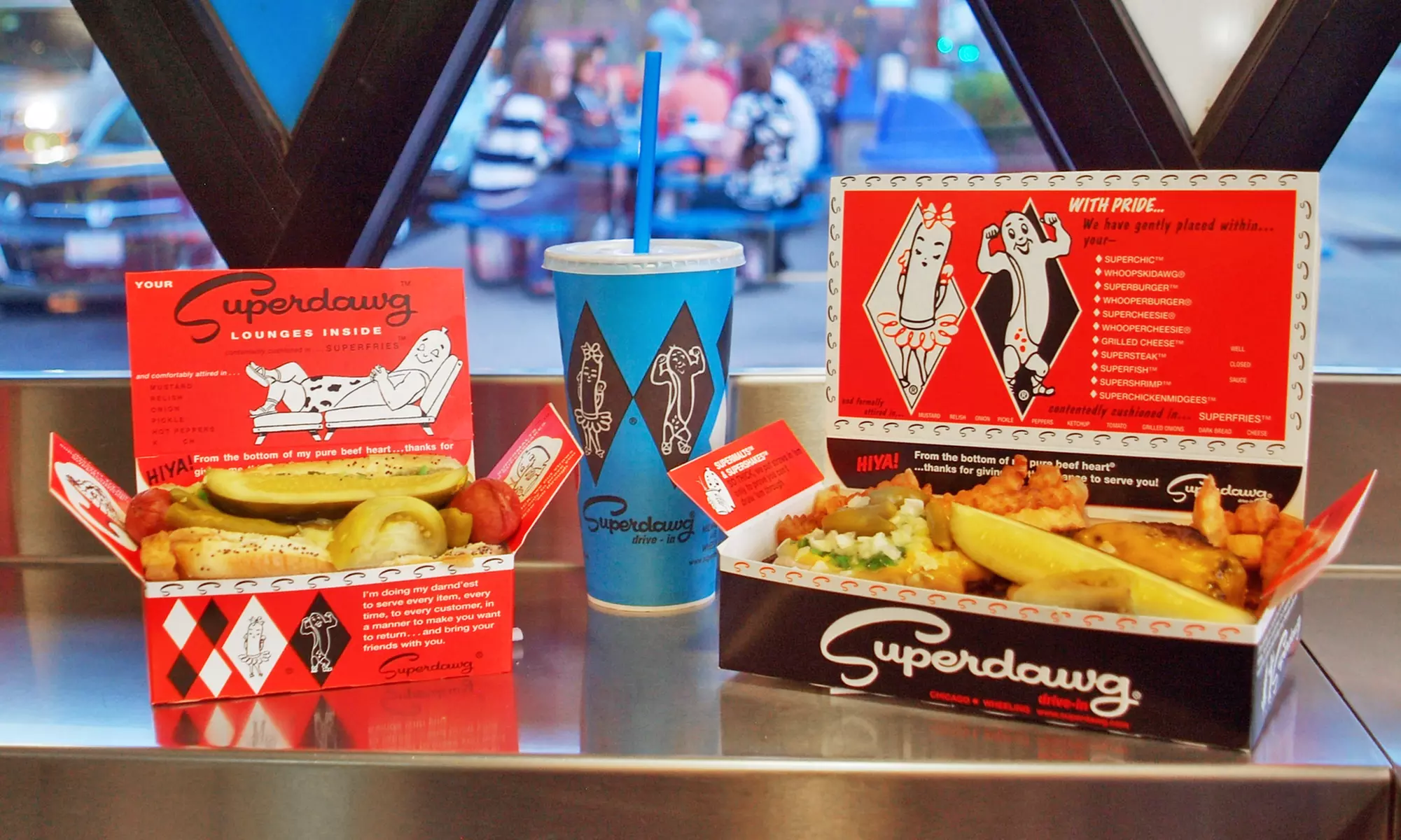 $10 for $20 Worth of Superdawgs, Sandwiches, Sides, Desserts, and More at Superdawg Drive-In - Primary Image
