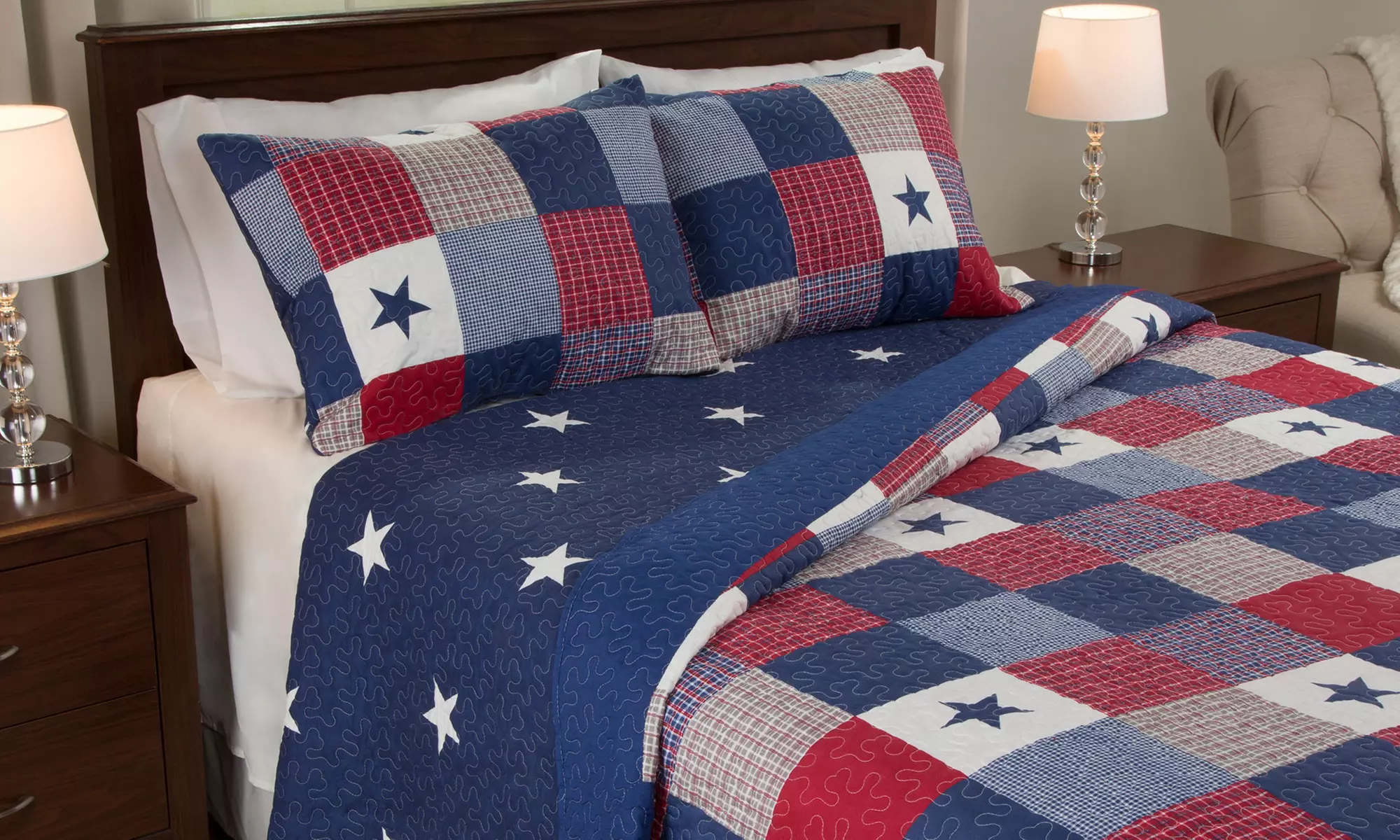 Lavish Home Quilt Set (2- or 3-Piece) - Primary Image