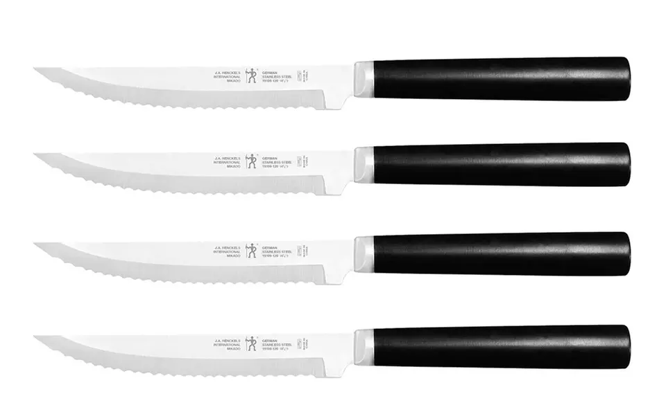 J.A. Henckels Mikado Steak Knife Set (4-Pack) - Second Medium