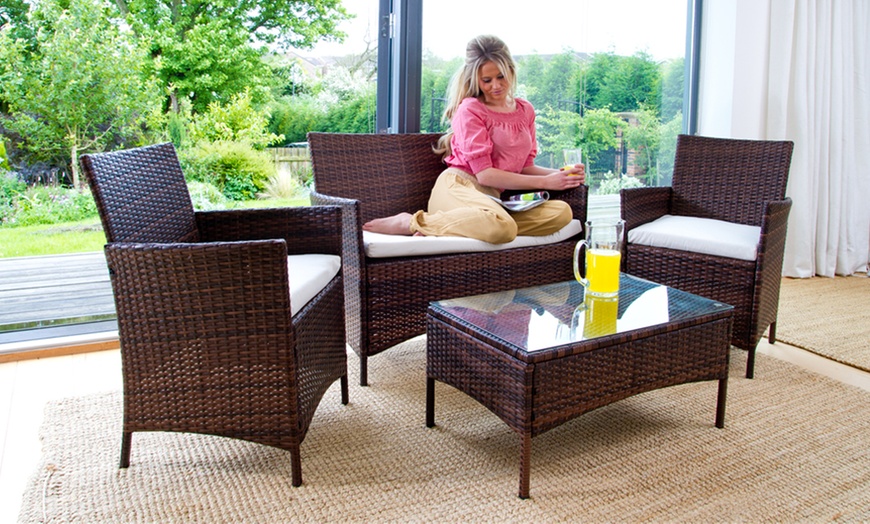 Image 1: Rattan Garden Furniture £169.99