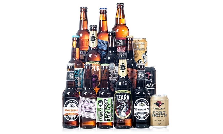 Image 2: Case 15 British Craft Beers + £5