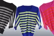 Lila Rose Striped Sweaters with 3/4-Length Sleeves. Multiple Colors Available. Free Shipping and Returns. - Second Medium