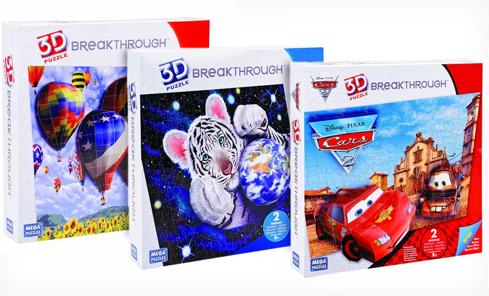 $14.99 for a Mega Puzzles Breakthrough 3D Puzzle ($19.99 List Price). Free Returns. - Primary Image