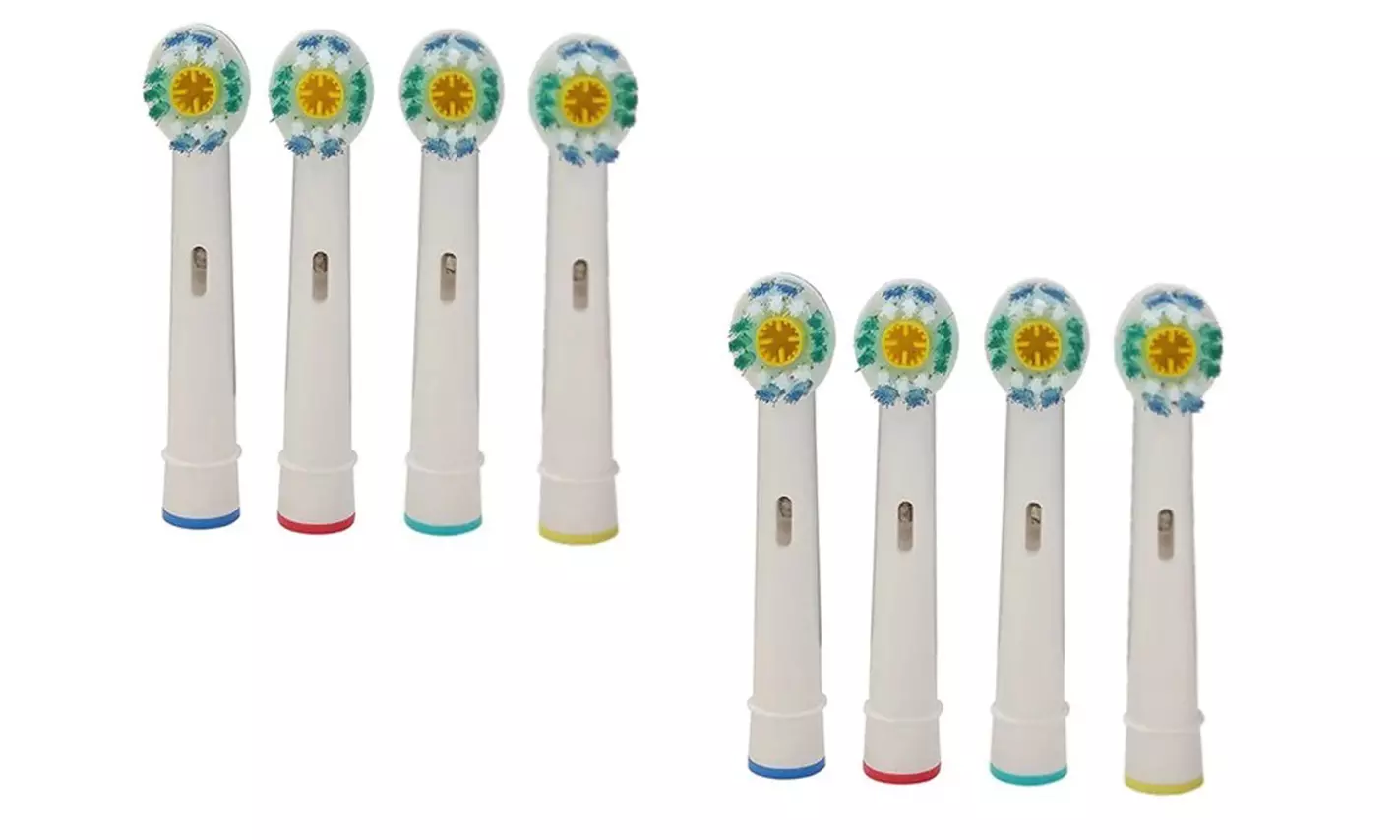 1 of 2 pakken van 4 Glamza opzetborstels