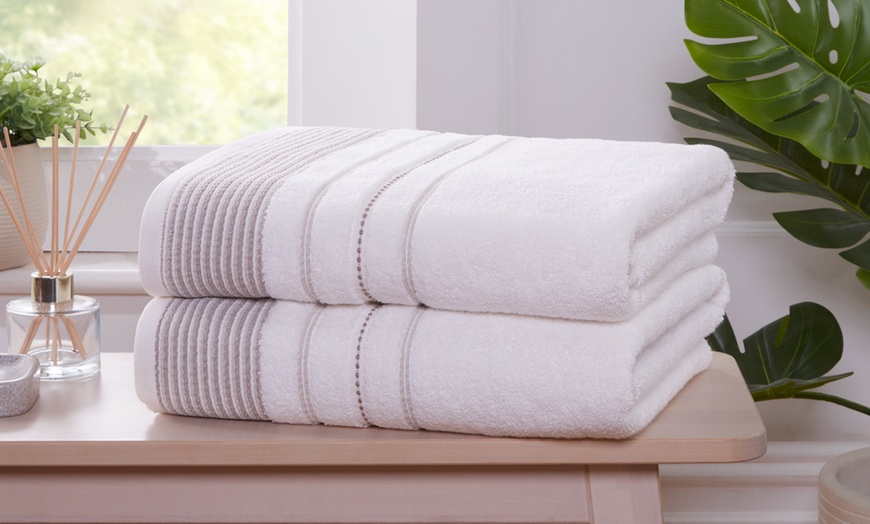 Image 5: 500GSM Dakota Cotton Bath Sheet 