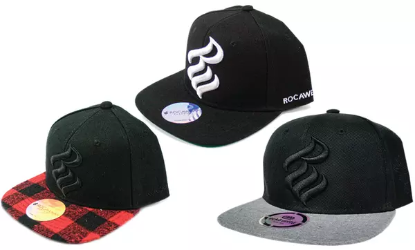 Rocawear Headwear Men’s Jay-Z Logo Flatbrim cheapest SnapBack New With Stickers Hat 7 3/4