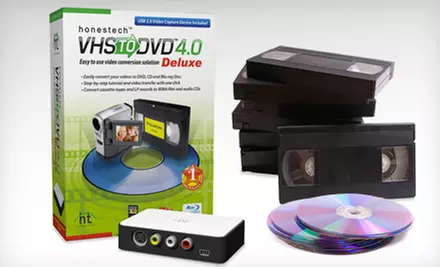 $35 for Honestech VHS to DVD Deluxe 4.0 ($99.99 Value). Shipping Included. - Primary Image
