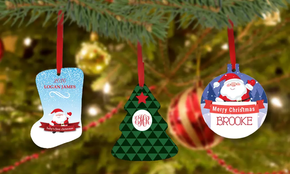 Personalized Christmas Ornaments - Primary Image