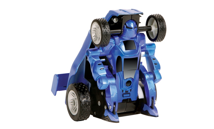 sharper image radio controlled transforming robot