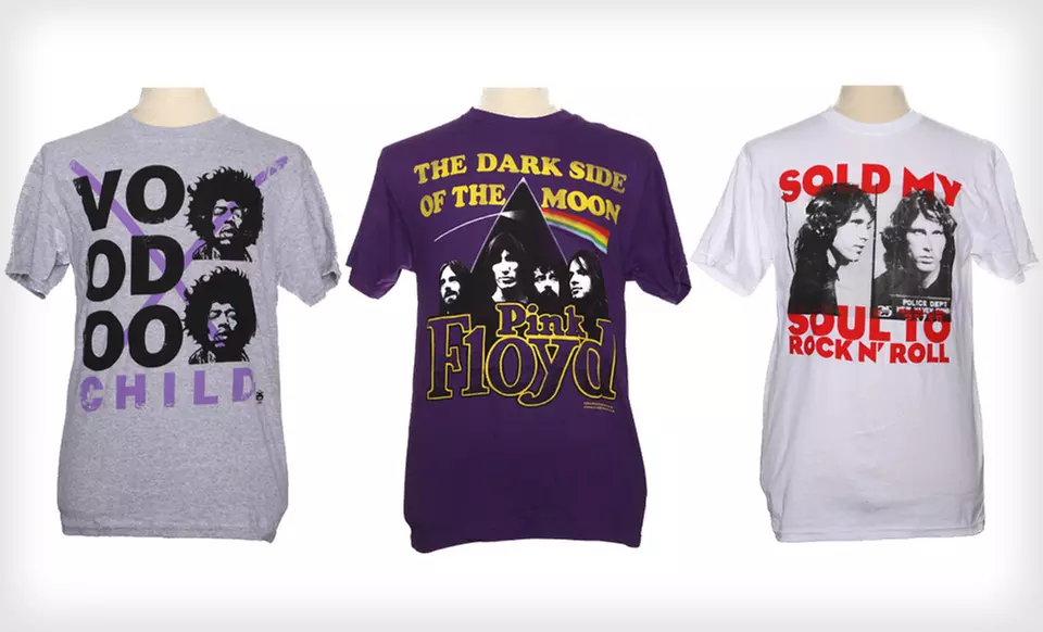 $10.99 for a Unisex Classic Rock T-Shirt (Up to $26 List Price). Multiple Designs Available. Free Returns. - Second Medium