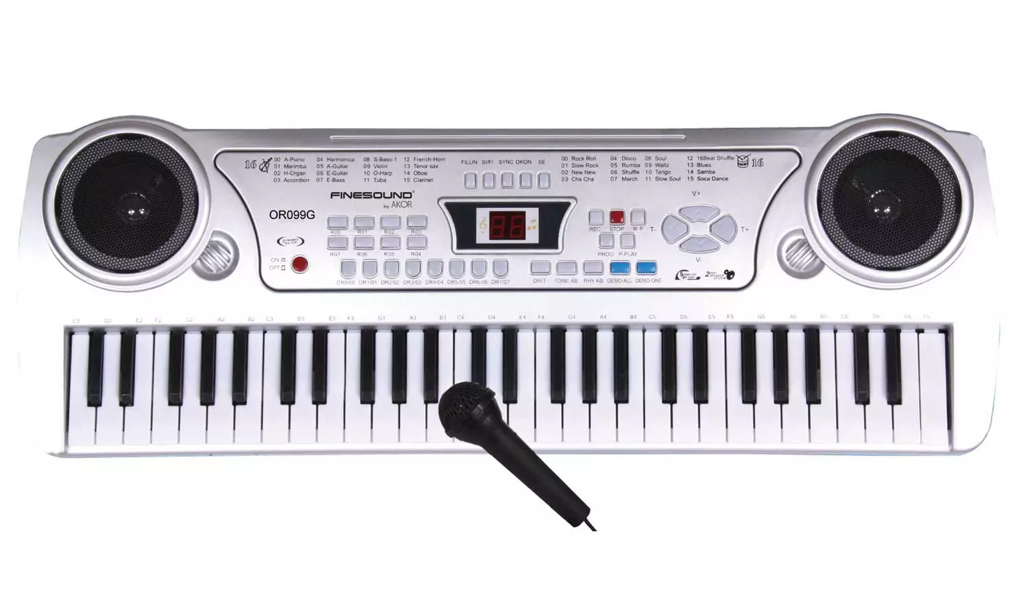 Clavier électronique FineSound 54 touches avec Micro de la marque AKOR - Primary Image