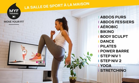 Abonnement annuel avec MYF Training (40% de réduction)