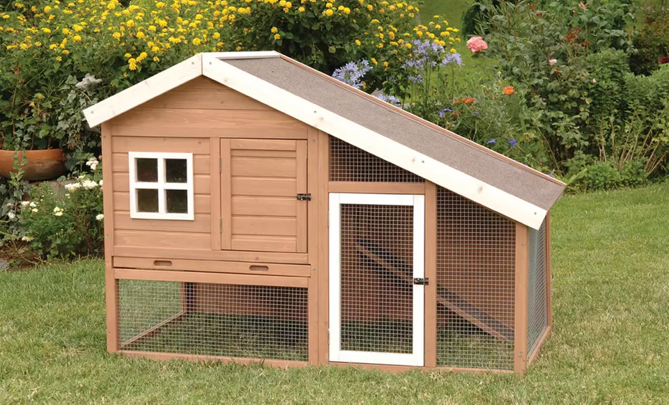 Cape Cod Chicken Coop or Rabbit Hutch. Free Returns. - Primary Image