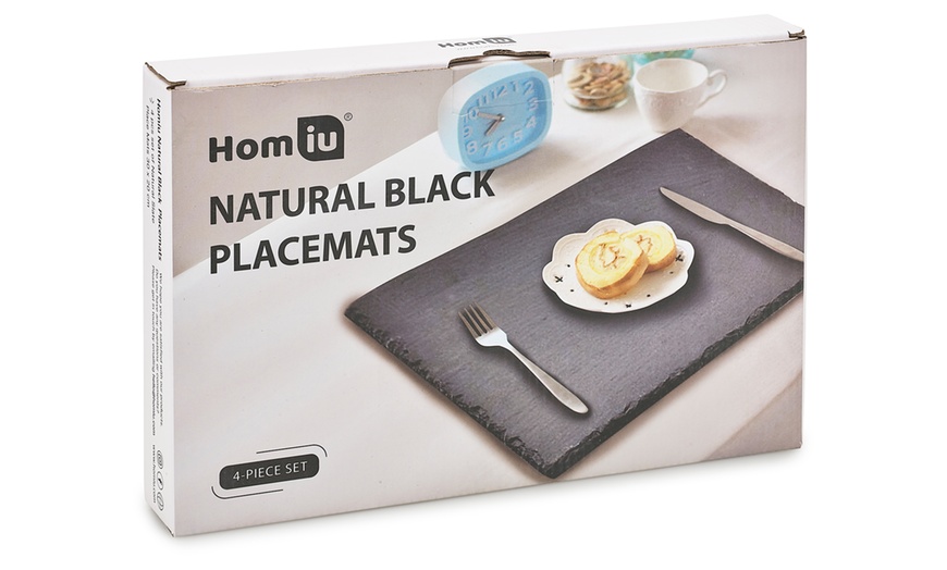 Image 6: Black Placemats or Coasters