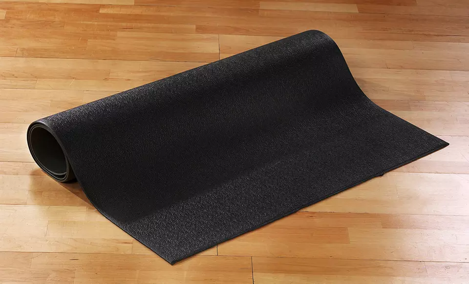 Pro-Form Black Exercise Equipment Mat. Free Returns. - Primary Image