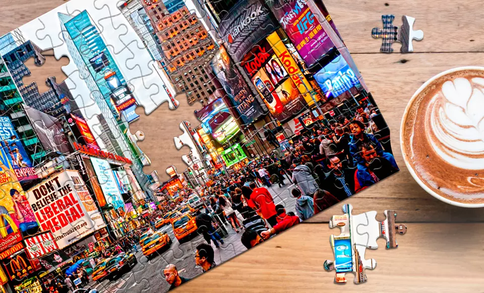 Customizable Photo Puzzle in 5"x7", 11"x8", or 12"x11" Sizes from $4.99-$14.99 w/ Free Shipping (Up to 80% Off)   - Primary Image
