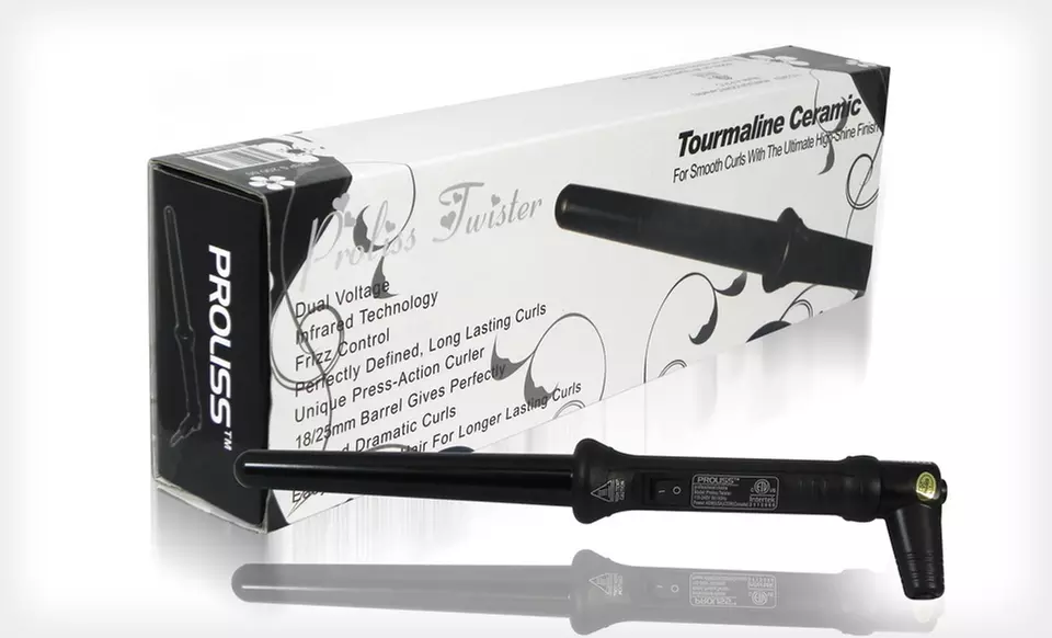 $29.99 for a Proliss Twister Clipless Curling Wand ($220 List Price). 7 Options Available. Free Shipping and Returns. - Second Medium
