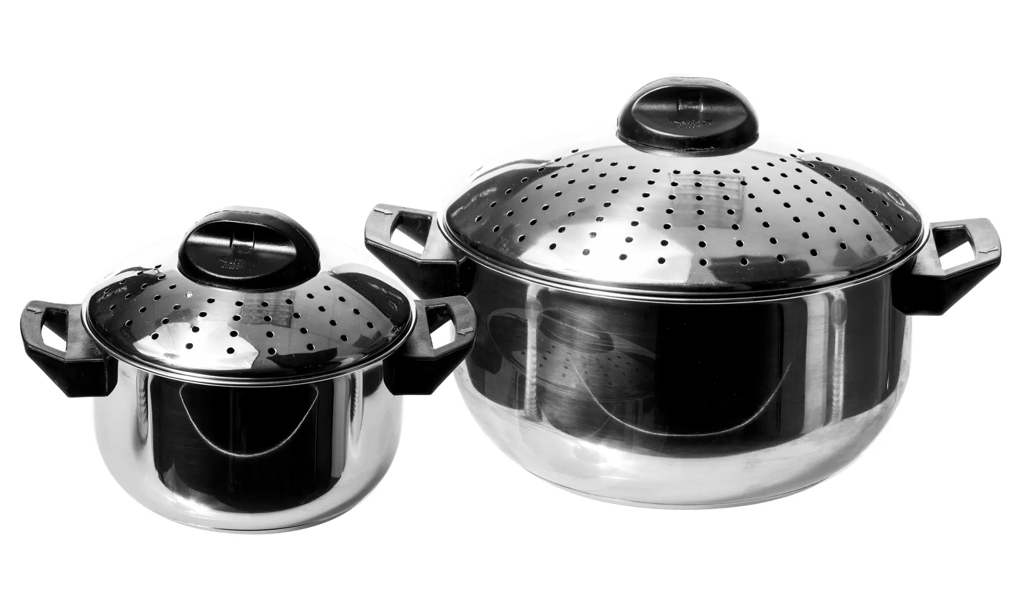 Carbon Steel or Stainless Steel Pasta Pot Set (4-Piece) - Second Medium