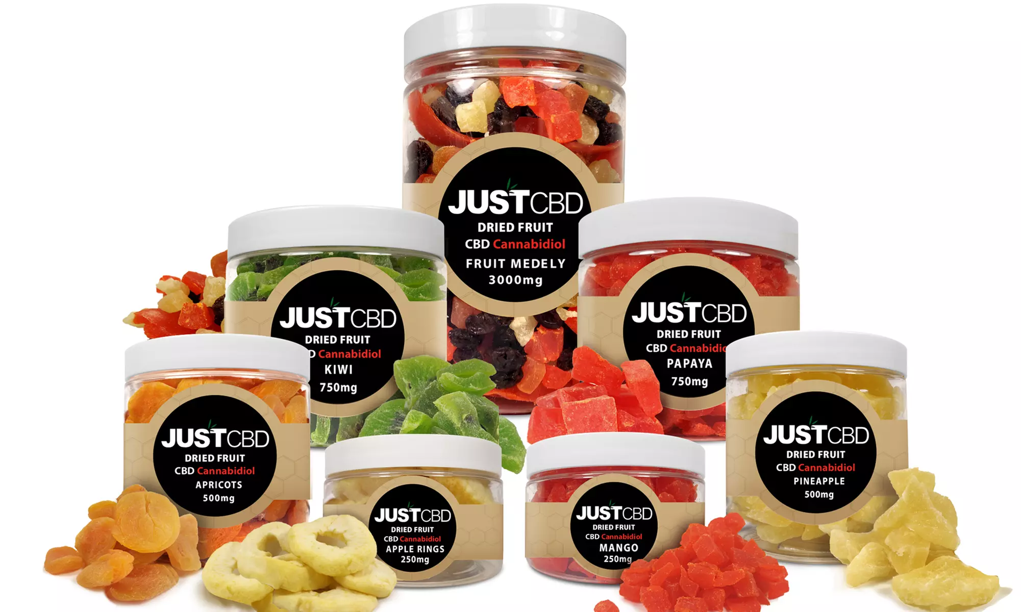 CBD Infused Dried Fruit from JustCBD (250mg–3000mg)
 - Primary Image