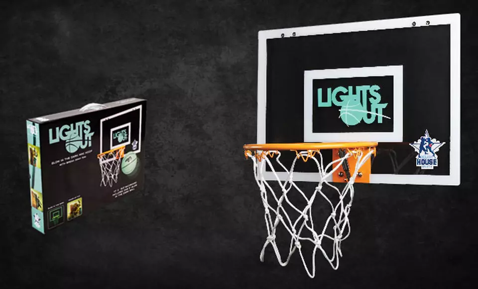 $19.99 for a Rough House Lights Out Mini Basketball Hoop ($29.99 List Price). Free Shipping. - Primary Image