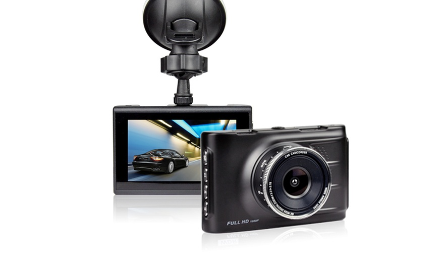 Image 2: In-Car Full HD Dash Cam Recorder
