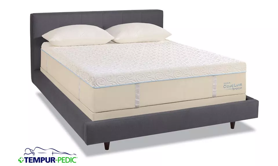 Tempur-Pedic Cloud Luxe Breeze Mattress and Adjustable Frame. Free White Glove Delivery.  - Primary Image