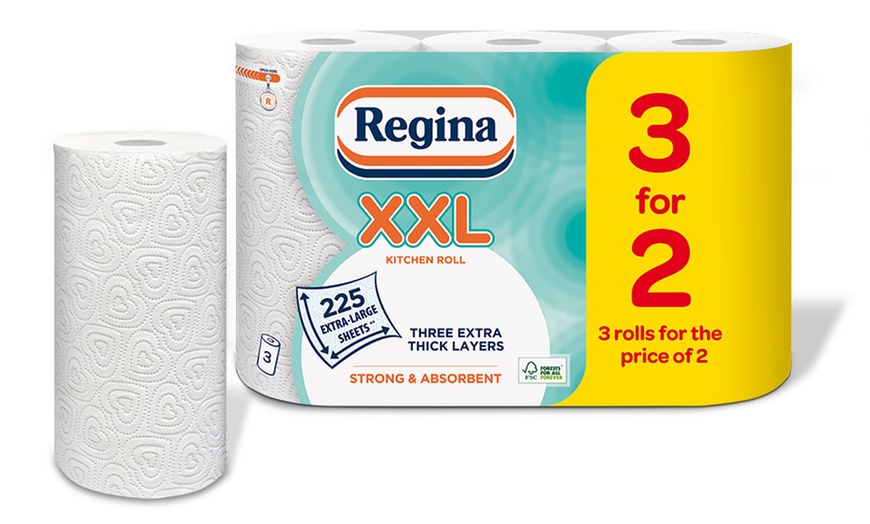 Image 4: 12 or 24 Rolls of Regina XXL Three for Two Kitchen Towels