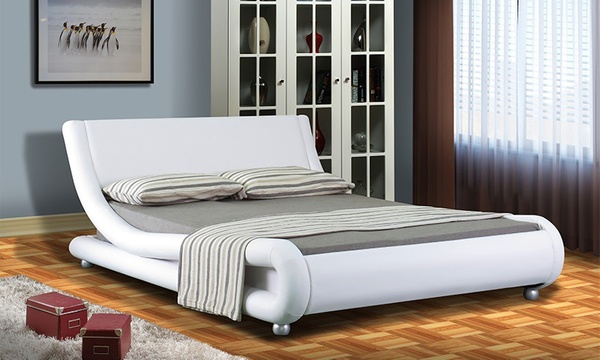 Double queen bed deals frame