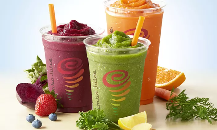 Three or Five Groupons, Each Good for One Medium-Size Smoothie at Jamba Juice (Up to 47% Off)   - Primary Image