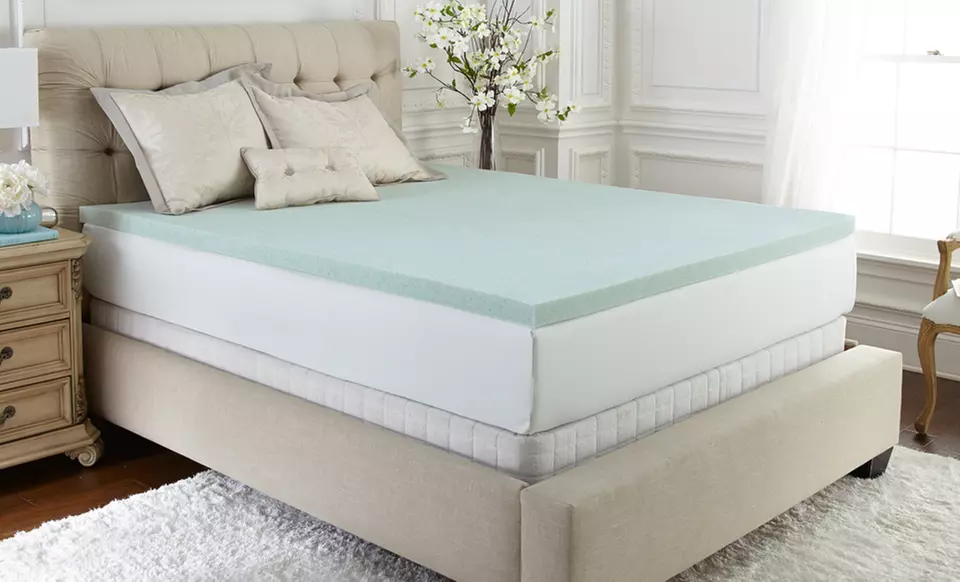 PuraSleep 2" or 3" XCEL ThermaGel Memory Foam Mattress Topper. Multiple Sizes Available from $79.99–$179.99. - Primary Image