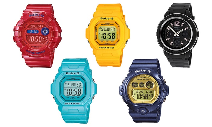 casio baby g yellow