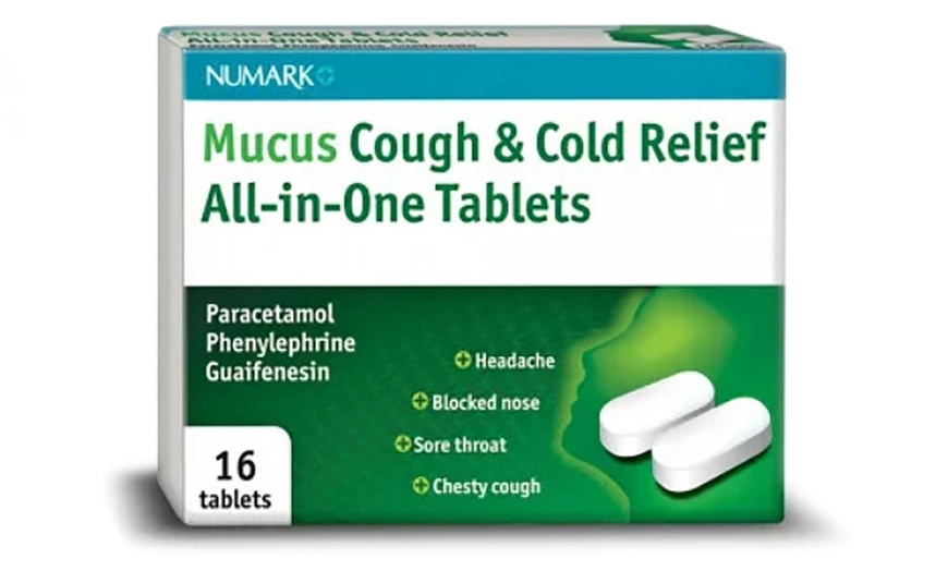 Image 1: Mucus Cough and Cold Tablets