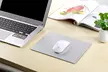 1x oder 2x rundes oder rechteckiges Mousepad mit Metallic-Finish in Gold, Grau oder Silber - Second Medium